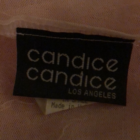 Candice Candice LA sheer top over attached tank - Picture 8 of 9